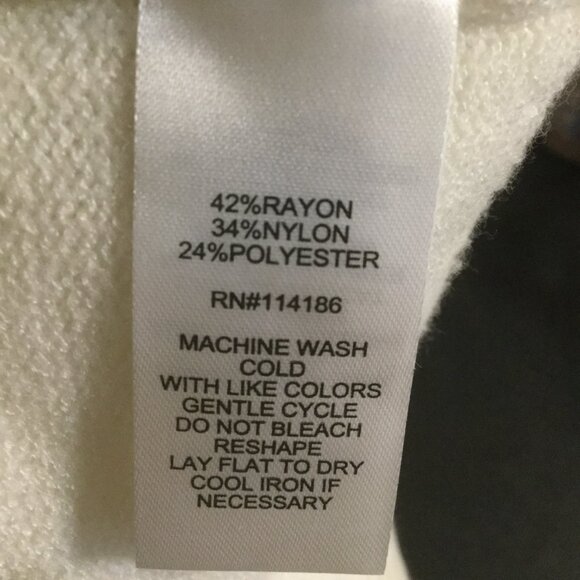 NWT Chloe + Jasmine size girls 8 ruffle at sleeve black and white/cream soft - Picture 9 of 9